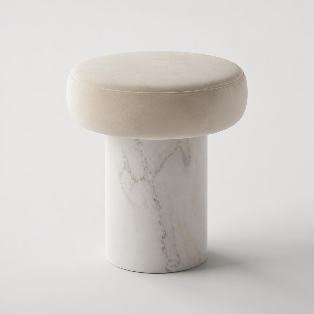 Marble Plinth Stool